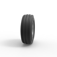 Front tractor wheel Scale 1 to 25 - Thumbnail 3