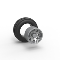 Front tractor wheel Scale 1 to 25 - Thumbnail 10