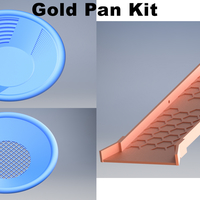Small Gold Pan Kit 3D Printing 482402