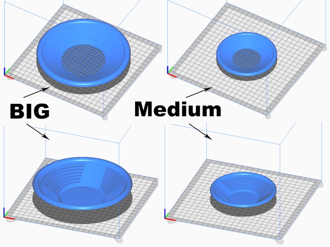 Gold Pan Kit 3D Print 482403