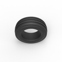 Tractor front tire 2 Scale 1 to 25 - Thumbnail 6