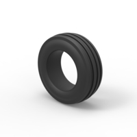 Tractor front tire 2 Scale 1 to 25 - Thumbnail 7