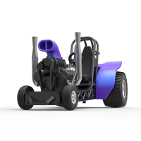 Mini Rod pulling tractor 3 Scale 1 to 25 - Thumbnail 4