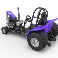 Mini Rod pulling tractor 3 Scale 1 to 25 - Thumbnail 10