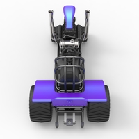 Mini Rod pulling tractor 3 Scale 1 to 25 - Thumbnail 12