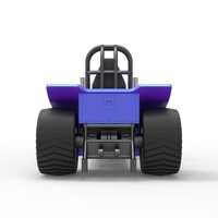 Mini Rod pulling tractor 3 Scale 1 to 25 - Thumbnail 13