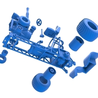 Mini Rod pulling tractor 3 Scale 1 to 25 - Thumbnail 15