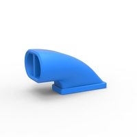 Small Diecast Air intake 4 Scale 1 to 25 3D Printing 482567
