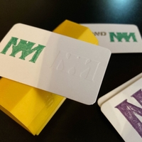 Business Card Stamping/Embossing/Debossing Kit - Thumbnail 5