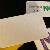 Business Card Stamping/Embossing/Debossing Kit - Thumbnail 7