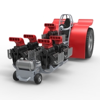 Pulling tractor with 5 engines V8 Scale 1 to 25 - Thumbnail 3