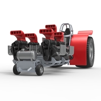 Pulling tractor with 5 engines V8 Scale 1 to 25 - Thumbnail 4