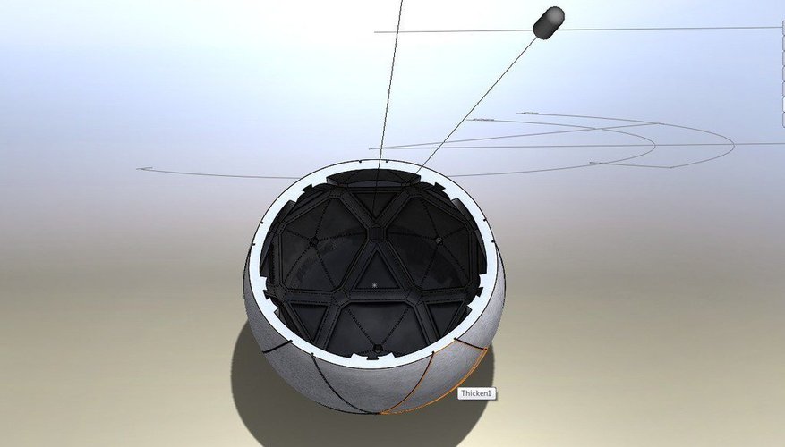 Sphere and sphere-box 3D Print 48274