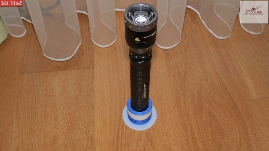 LED LENSER-M17R flashlight stand 3D Print 48275