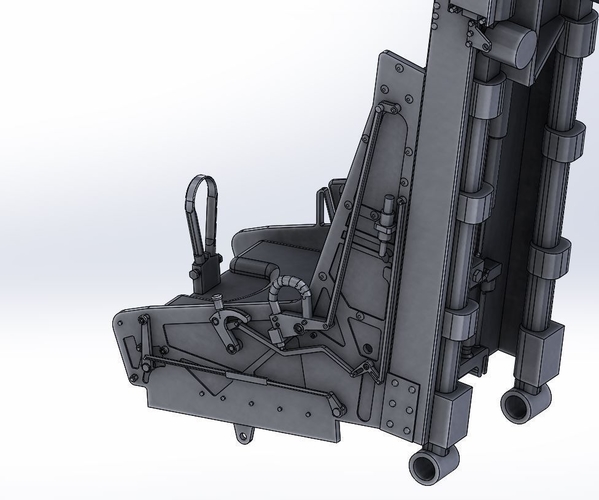 Ejection Seat Martin Baker MK16 Pilatus PC21 STL FILES ONLY 3D 3D Print 482761