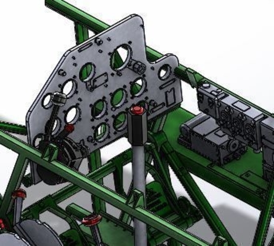 T6 TEXAN NORTH AMERICAN 1-4 SCALE COCKPIT STL FILES ONLY 3D Print 482773