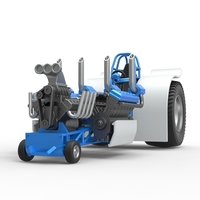 Pulling tractor with one V8 and two V12 engines 1:25 - Thumbnail 4