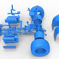 Pulling tractor with one V8 and two V12 engines 1:25 - Thumbnail 19