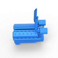 Turbo engine V12 for pulling tractor Scale 1:25 - Thumbnail 7