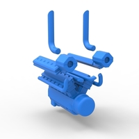 Turbo engine V12 for pulling tractor Scale 1:25 - Thumbnail 16