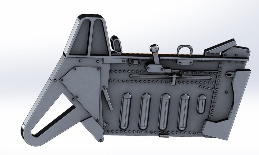 F16 ejection Seat ACEII ver2 Stl files only 3D print model 3D Print 482871