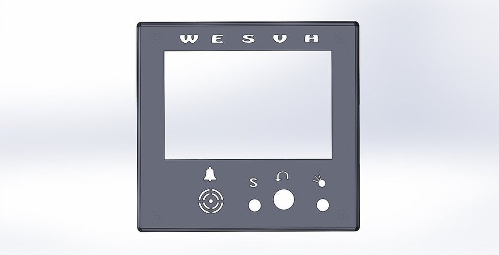 LCD CASE 1286 By WESVH 3D Print 48288