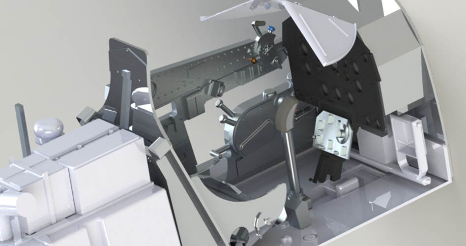 P51 mustang complete Carf Cockpit STL FILES ONLY 3D Print 482924