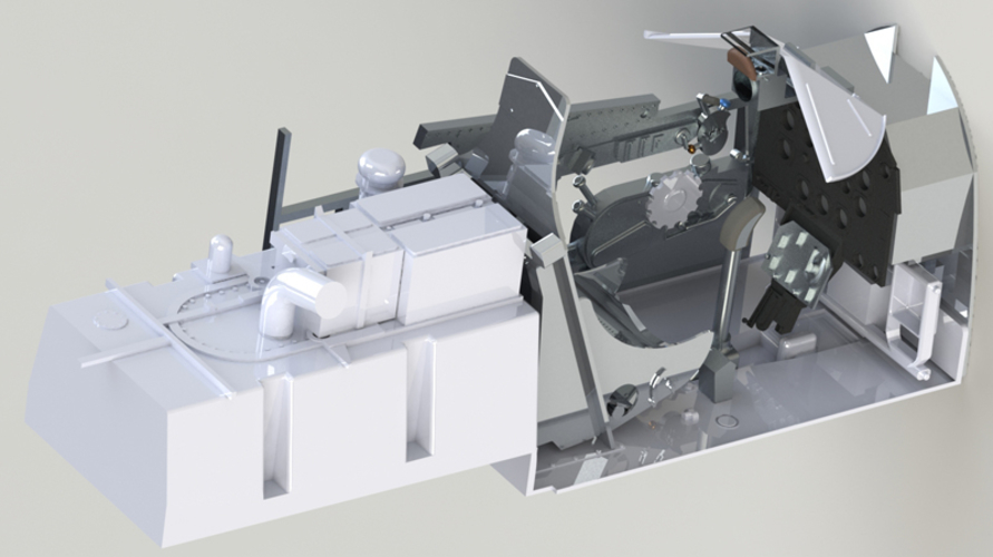 P51 mustang complete Carf Cockpit STL FILES ONLY 3D Print 482926