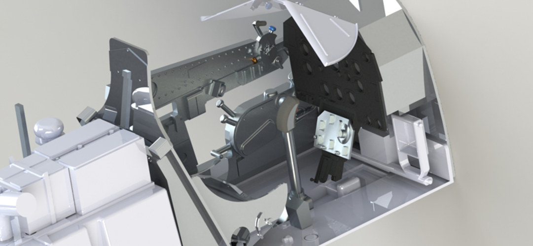 P51 mustang complete Carf Cockpit STL FILES ONLY 3D Print 482927