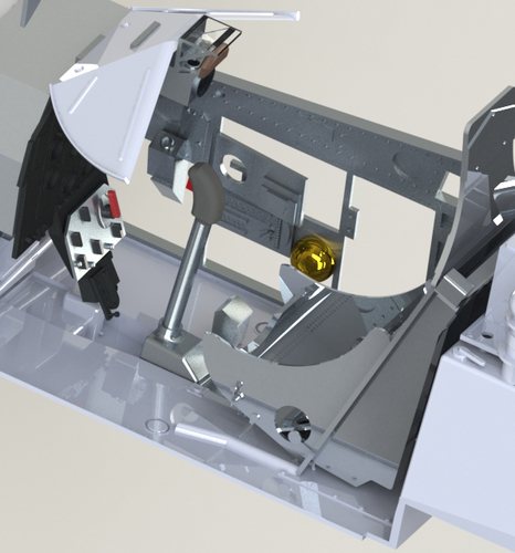 P51 mustang complete Carf Cockpit STL FILES ONLY 3D Print 482933