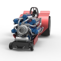 Pulling tractor with 42 cylinder Radial engine 1:25 - Thumbnail 3