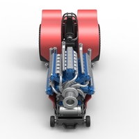 Pulling tractor with 42 cylinder Radial engine 1:25 - Thumbnail 5