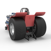 Pulling tractor with 42 cylinder Radial engine 1:25 - Thumbnail 11