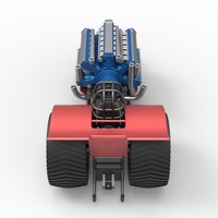 Pulling tractor with 42 cylinder Radial engine 1:25 - Thumbnail 12