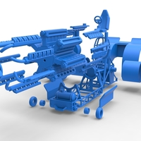 Pulling tractor with 42 cylinder Radial engine 1:25 - Thumbnail 16