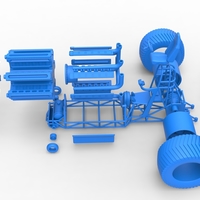 Pulling tractor with 42 cylinder Radial engine 1:25 - Thumbnail 18