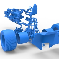 Pulling tractor with 42 cylinder Radial engine 1:25 - Thumbnail 20