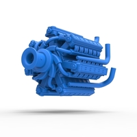 Radial engine with 42 cylinder for Pulling tractor 1:25 - Thumbnail 3