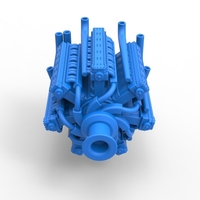 Radial engine with 42 cylinder for Pulling tractor 1:25 - Thumbnail 4