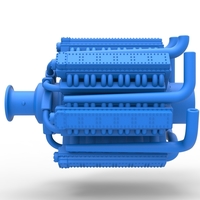 Radial engine with 42 cylinder for Pulling tractor 1:25 - Thumbnail 6