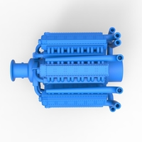 Radial engine with 42 cylinder for Pulling tractor 1:25 - Thumbnail 8