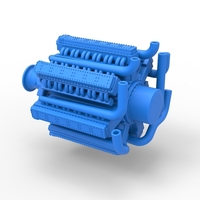 Radial engine with 42 cylinder for Pulling tractor 1:25 - Thumbnail 9