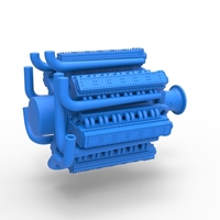 Radial engine with 42 cylinder for Pulling tractor 1:25 - Thumbnail 12