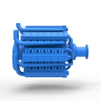 Radial engine with 42 cylinder for Pulling tractor 1:25 - Thumbnail 13