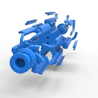 Radial engine with 42 cylinder for Pulling tractor 1:25 - Thumbnail 18