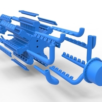 Radial engine with 42 cylinder for Pulling tractor 1:25 - Thumbnail 21