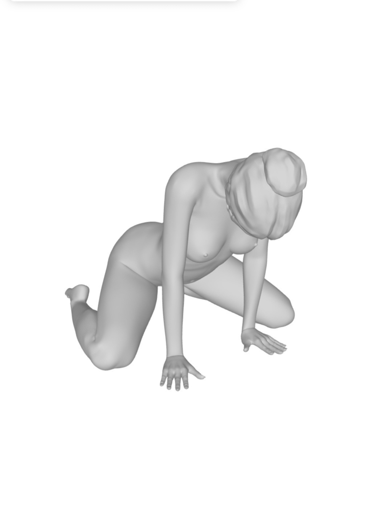 Naked Women on Knees