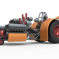 Pulling tractor with 3 turbo engines V12 1:25 - Thumbnail 2