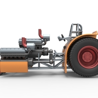 Pulling tractor with 3 turbo engines V12 1:25 - Thumbnail 7