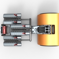 Pulling tractor with 3 turbo engines V12 1:25 - Thumbnail 9